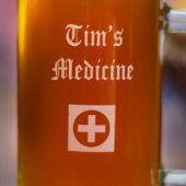 Personalized Beer Stein w/Name & Graphic (Detail)