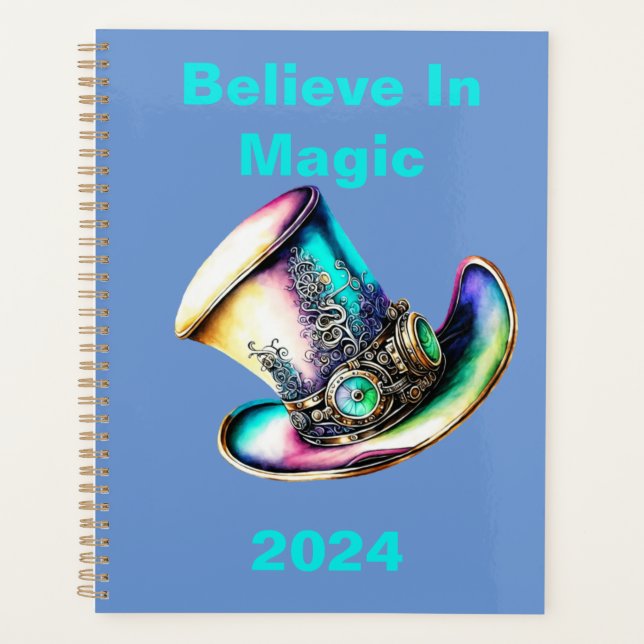 Personalized “Believe In Magic” 2024 Planner (Front)