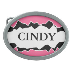Personalized belt buckle for women - Custom name