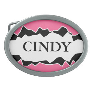 Personalized belt buckle for women - Custom name