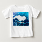 Personalized Beluga Whale and Blue Hearts Arctic