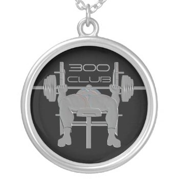 Personalized Bench Press Weightlifting Necklace by Baysideimages at Zazzle
