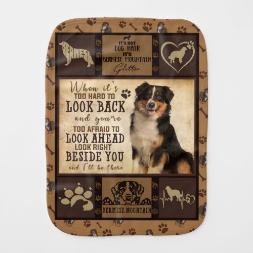 Personalized Bermese Mountain Dog Blanket Gift