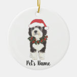 Personalized Bernedoodle Ceramic Ornament at Zazzle