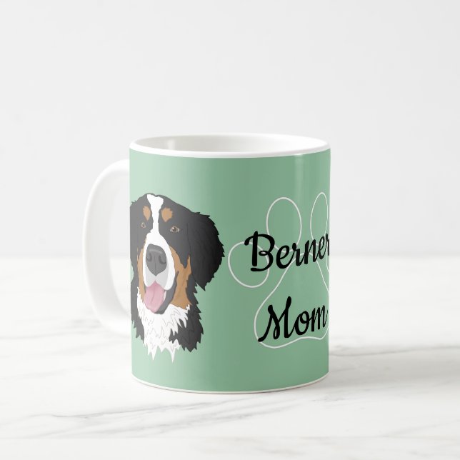 Personalized Berner Dad/Mom  Coffee Mug (Front Left)
