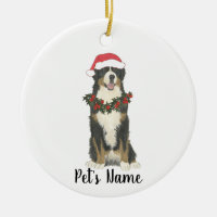 Personalized Bernese Mountain Dog Christmas