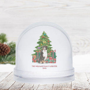 Personalized Bernese Mountain Dog Christmas Snow Globe