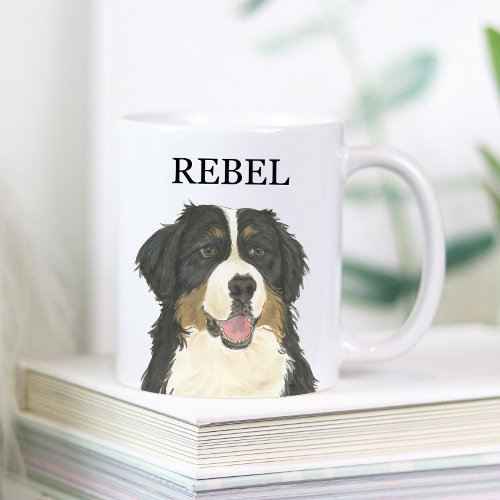 Personalized Bernese Mountain Dog Coffee Mug