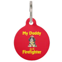 Personalized firefighter dog tags sale