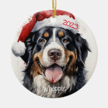 Personalized Bernese Mountain Dog Ornament