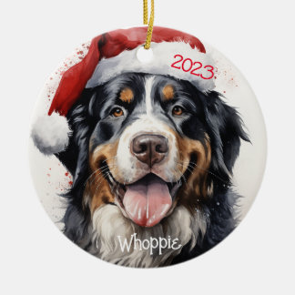 Personalized Bernese Mountain Dog Ornament