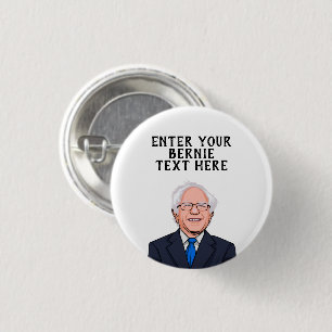 PERSONALIZED BERNIE SANDERS BUTTON