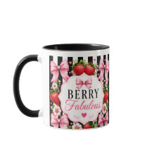 Personalized Berry Fabulous Strawberry Mug