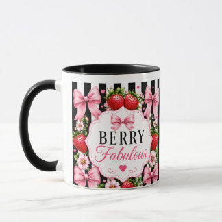 Personalized Berry Fabulous Strawberry Mug