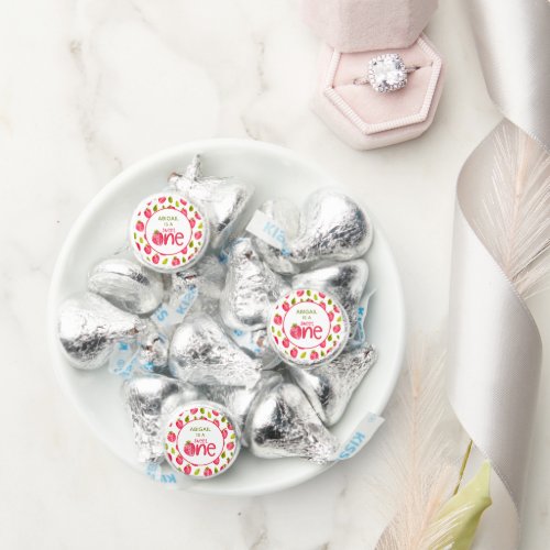 Personalized Berry First Birthday Hersheys Kisses