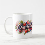 Personalized Berry Floral Name Mug – Charlotte