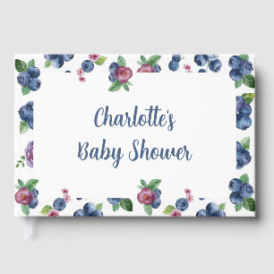 Personalized Berry Sweet Baby Shower Foil Guest Book