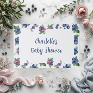 Personalized Berry Sweet Baby Shower Paper Pad