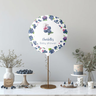 Personalized Berry Sweet Baby Shower Photo Balloon