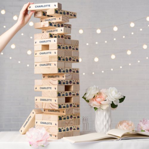 Personalized Berry Sweet Baby Shower Topple Tower