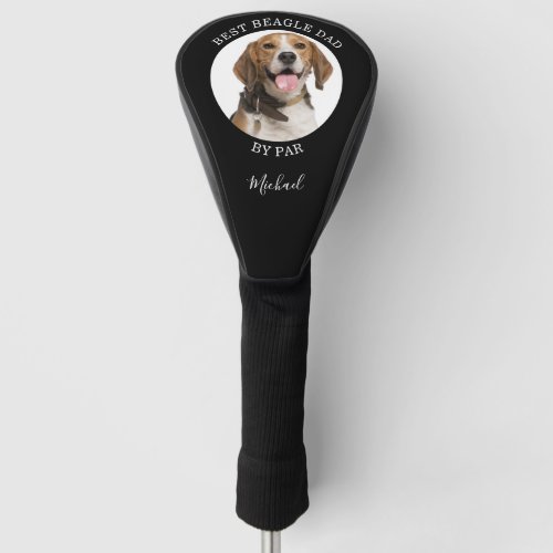 Personalized Best Beagle Dog Dad Birthday Golf Head Cover
