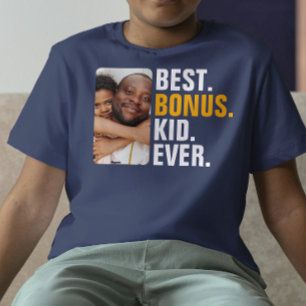 Personalized Best Bonus Kid Ever Stepchild T-Shirt