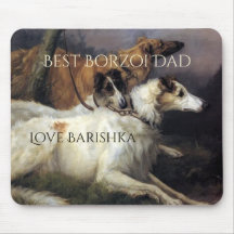 Personalized Best Borzoi Dad