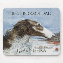 Personalized Best Borzoi Dad