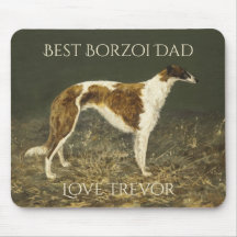 Personalized Best Borzoi Dad