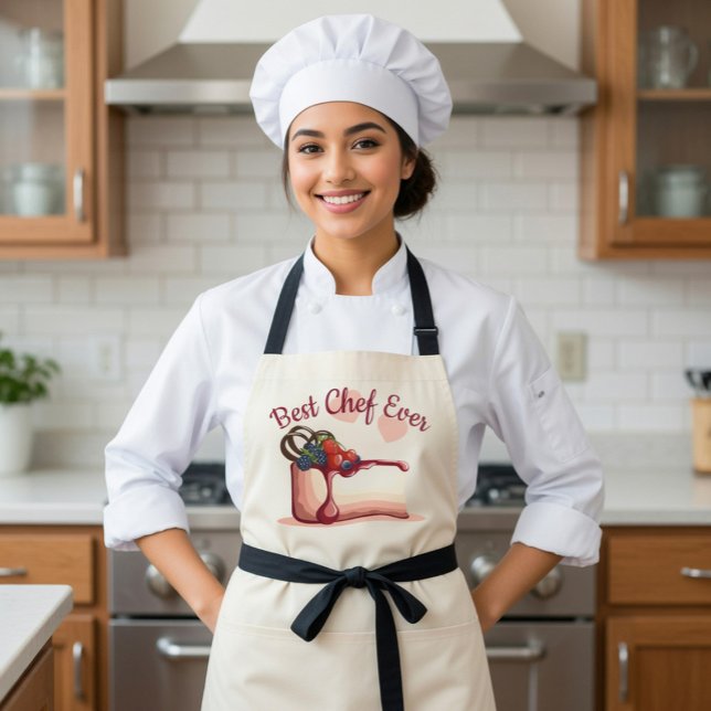 Personalized "Best Chef Ever" All-Over Print Apron (Creator Uploaded)