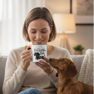 Personalized Best Dachshund Mom Mug