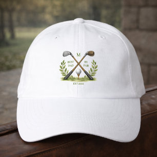 Personalized Best Dad By Par Monogram Performance Cap