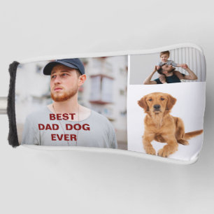 Personalized Best dad dog ever Golf Head Cover
