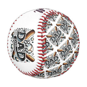 Personalized "Best Dad Ever" Baseball