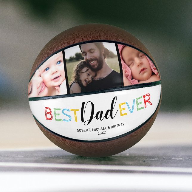 Personalized “Best Dad Ever” Basketball Gift (Creator Uploaded)
