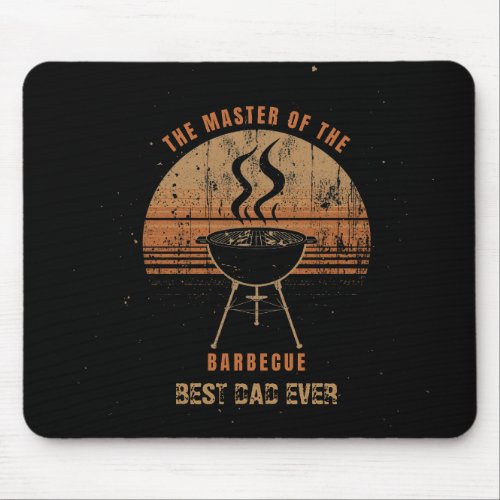 Personalized Best Dad Ever BBQ Mouse Pad