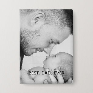 Personalized Best Dad Ever Button