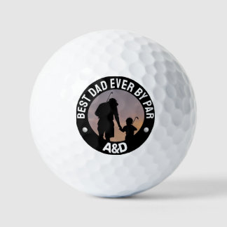 personalized best Dad ever Custom Photo Golf Balls