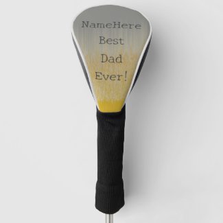 Personalized Best Dad Ever Gold Silver Modern