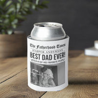 Personalized Best Dad Ever Newspaper Photo