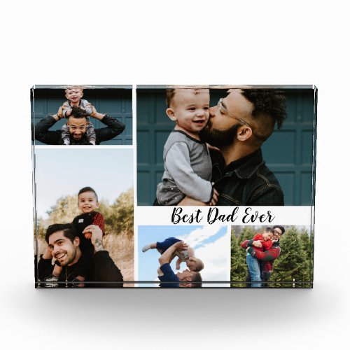 Personalized Best Dad Ever Photo Collage