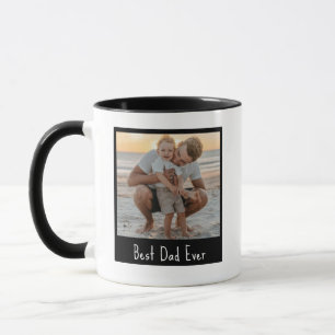 Personalized Best Dad Ever Photo Father's Day Mug