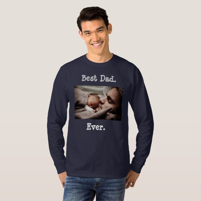 Personalized Best Dad Ever  Shirt (Front Full)