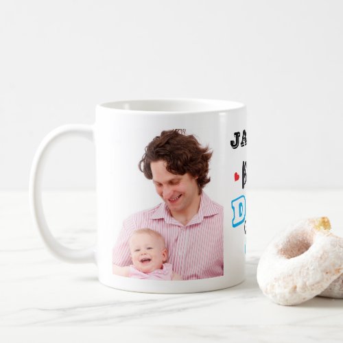 Personalized Best Dad Ever with Photos Mug