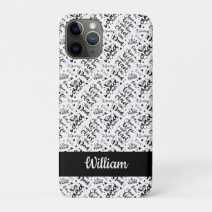 Personalized Best Dad Ever Word Art Father's Day iPhone 11 Pro Case