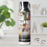 Personalized Best Dad Photo Collage Father Water Bottle<br><div class="desc">Personalized Best Dad Ever 9 Photo Collage Water Bottle. This heartfelt water bottle is a meaningful way to celebrate your dad and all the love he gives. Featuring a collage of nine cherished family photos, it brings together special memories for a touching, everyday reminder. At the bottom, Best Dad Ever...</div>
