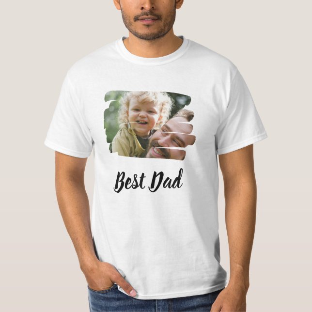 Personalized Best dad T-shirt (Front)