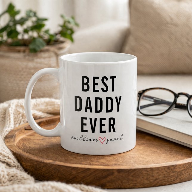 Personalized Best Daddy Ever | Custom Father’s Day Coffee Mug (Personalized Best Daddy Ever | Custom Father’s Day Coffee Mug)