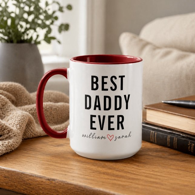 Personalized Best Daddy Ever | Custom Father’s Day Mug (Personalized Best Daddy Ever | Custom Father’s Day Mug)