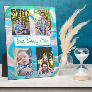Personalized Best Daddy Ever Photo Plaque